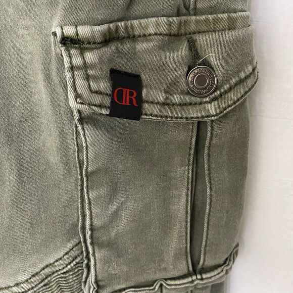 DOUBLE RED Cargo Pants Stretch Performance Tactical Streetwear Womens 4 Green - Picture 10 of 11